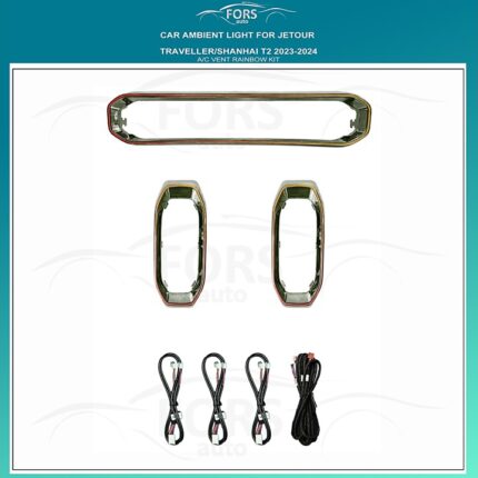 Підсвітка салону FORS.auto для Jetour Traveller/Shanhai T2 2023-2024 (AC Vent Rainbow Kit)
