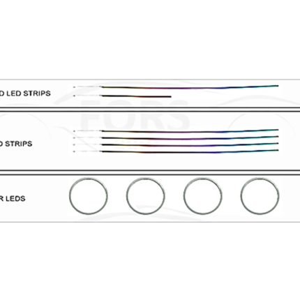 Підсвітка салону FORS.auto Hyundai Kia K5 Rainbow Kit в інтер'єрі