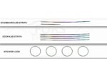 Підсвітка салону FORS.auto для Hyundai Elantra 2021 Rainbow Kit – вид збоку