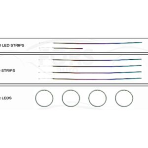Підсвітка салону FORS.auto для Hyundai Tucson L 2022 (Rainbow Kit)-22 LEDs