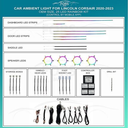 Підсвітка салону FORS.auto для Lincoln Corsair Rainbow Kit