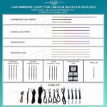 Підсвітка салону Lincoln Nautilus 2021-2022 Rainbow Kit