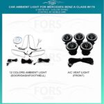 Підсвітка салону FORS.auto для Mercedes-Benz A Class W176