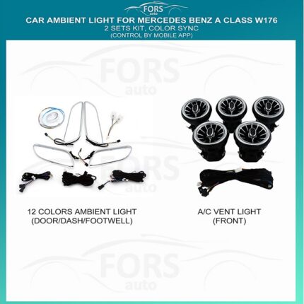 Підсвітка салону FORS.auto для Mercedes-Benz A Class W176