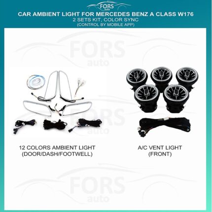Підсвітка салону FORS.auto для Mercedes-Benz A Class W176