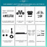Підсвітка салону FORS.auto для Mercedes-Benz A/CLA-Class W177/W118 (Color Sync)-8 Set Kit