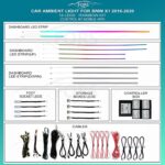 Підсвітка салону FORS.auto для BMW X1 2016-2020 (Rainbow Kit) - 18 LEDs