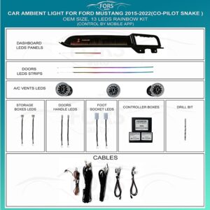 Підсвітка салону Ford Mustang Co-Pilot Snake від FORS.auto