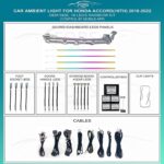 Підсвітка салону Honda Accord Rainbow Kit