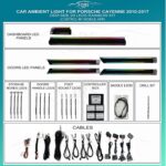 Підсвітка салону FORS.auto для Porsche Cayenne 2010-2017 Rainbow Kit
