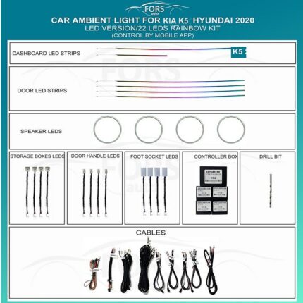Підсвітка салону FORS.auto Rainbow Kit для Kia K5/Hyundai 2020