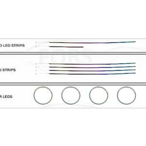 Підсвітка салону FORS.auto Rainbow Kit для Kia K5/Hyundai 2020 - детальний вигляд