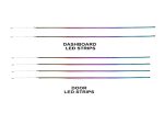 Підсвітка салону FORS.auto Rainbow Kit для Ford Explorer - вид в салоні