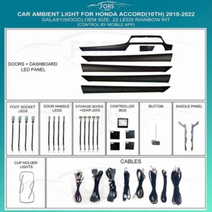 Підсвітка салону FORS.auto Galaxy для Honda Accord (10TH) 2018-2022