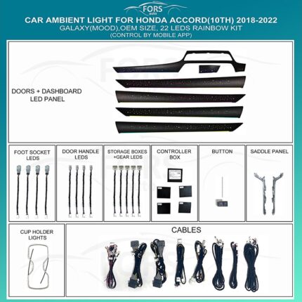 Підсвітка салону FORS.auto Galaxy для Honda Accord (10TH) 2018-2022