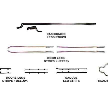 Підсвітка салону FORS.auto для Audi A4L з лазерним гравіюванням