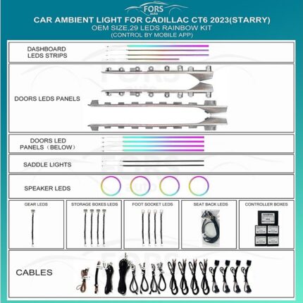 Підсвітка салону Cadillac CT6 FORS.auto Starry