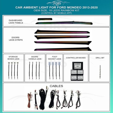 Підсвітка салону FORS.auto Rainbow Kit для Ford Mondeo