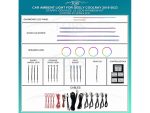 Підсвітка салону Geely Coolray FORS.auto Rainbow Kit