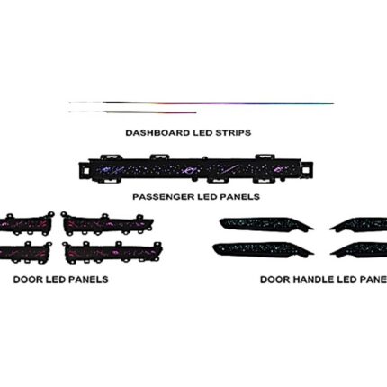 Підсвітка салону Honda Civic Integra FORS.auto Galaxy Rainbow Kit в інтер'єрі
