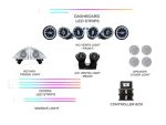Підсвітка салону Mercedes Benz W213 Active Rainbow Kit в інтер'єрі