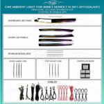Підсвітка салону FORS.auto для BMW 5 Series F18 2011-2017 (Galaxy)-23 LEDs