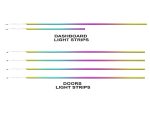 Підсвітка салону FORS.auto для Cadillac XT4 (Rainbow Kit) – вид збоку