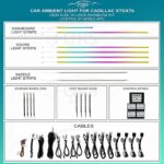 Підсвітка салону FORS.auto для Cadillac XT5/XT6 (Rainbow Kit)-16 LEDs