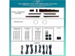 Підсвітка салону Honda Civic 2016-2021 Dynamic Rainbow Kit від FORS.auto