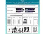 Підсвітка салону FORS.auto для Land Rover Vogue 2013-2017 Ribbon Rainbow Kit