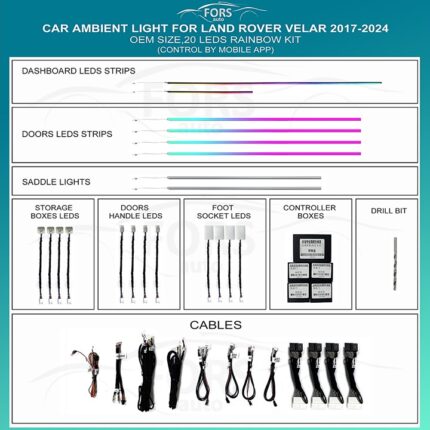 Підсвітка салону FORS.auto Land Rover Velar Rainbow Kit