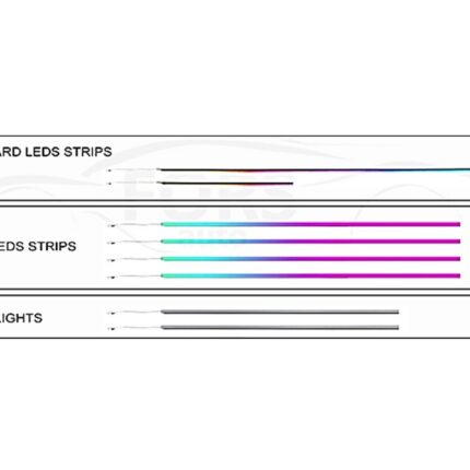 Підсвітка салону FORS.auto Land Rover Velar Rainbow Kit в інтер'єрі