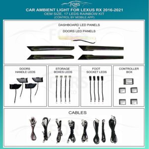 Підсвітка салону Lexus RX FORS.auto Rainbow Kit