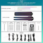 Підсвітка салону Lexus RX 2016-2021 FORS.auto Dynamic Rainbow Kit