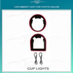 Підсвітка салону FORS.auto для Toyota Avalon (Cup Lighs)