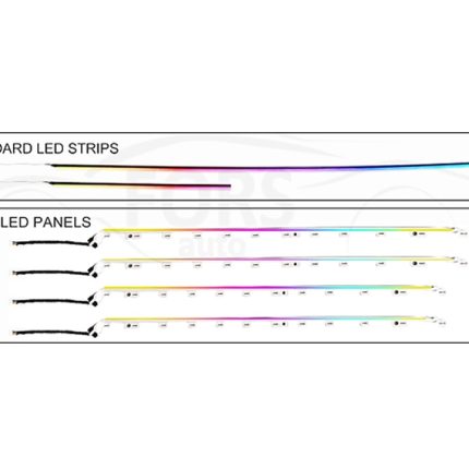 Підсвітка салону Volkswagen Passat Rainbow Kit FORS.auto в інтер'єрі