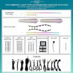 Підсвітка салону Volkswagen Sagitar FORS.auto Rainbow Kit