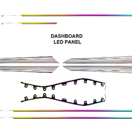 Підсвітка салону Volkswagen Sagitar FORS.auto Rainbow Kit в інтер'єрі