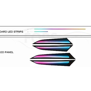 Підсвітка салону FORS.auto Tiguan L Pro 2024 Dynamic Rainbow Kit - вид збоку