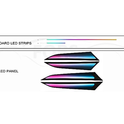 Підсвітка салону FORS.auto Tiguan L Pro 2024 Dynamic Rainbow Kit - вид збоку
