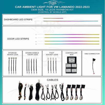 Підсвітка салону Volkswagen Lamando FORS.auto Rainbow Kit