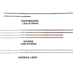 Підсвітка салону FORS.auto Audi A6/A7 Rainbow Kit - 20 LED – вид збоку