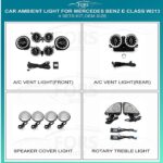 Підсвітка салону Mercedes Benz W213 FORS.auto Ambient Light