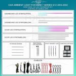 Підсвітка салону FORS.auto для BMW 7 Series G12 (Rainbow Kit) - 22 LEDs