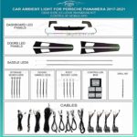 Підсвітка салону Porsche Panamera FORS.auto Rainbow Kit
