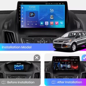 Штатна магнітола FORS.auto FS 1 LITE для Ford Kuga - вигляд збоку