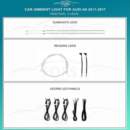 Підсвітка салону FORS.auto Audi A8 2011-2017