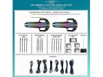 Підсвітка салону FORS.auto для Honda CRV 2023 (Rainbow Kit)-19 LEDs