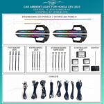 Підсвітка салону FORS.auto для Honda CRV 2023 (Rainbow Kit)-19 LEDs