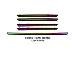 Підсвітка салону Honda Breeze 2023-2024 FORS.auto Dynamic Rainbow Kit в інтер'єрі
